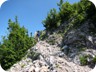 Climbing to the height of the ridge