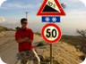 On top of Llogara Pass. Apparently there are other risks than hiking Mali i Çikës