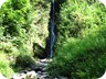 Der Wasserfall unterhalb der Burg Reinhardstein