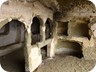 Some caves had elaborate walls