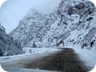 On the way back from Khujand to Dushanbe. Approaching the Shariston tunnel